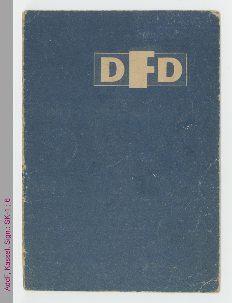 Mitgliedsbuch DFD