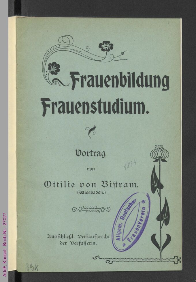Frauenbildung - Frauenstudium / Seite 5