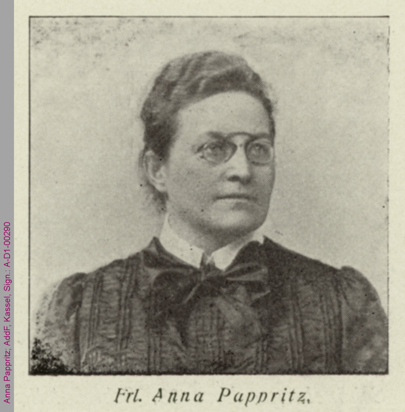 Porträt von Anna Pappritz