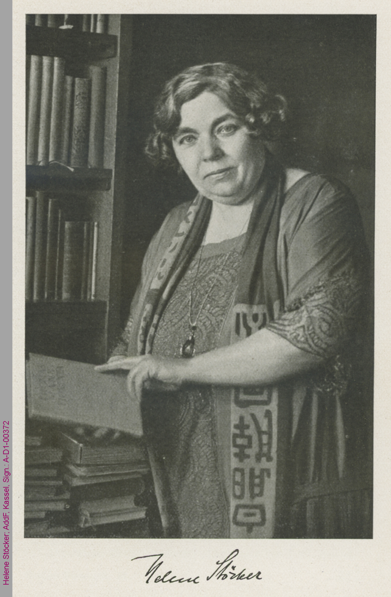 Porträt von Helene Stöcker
