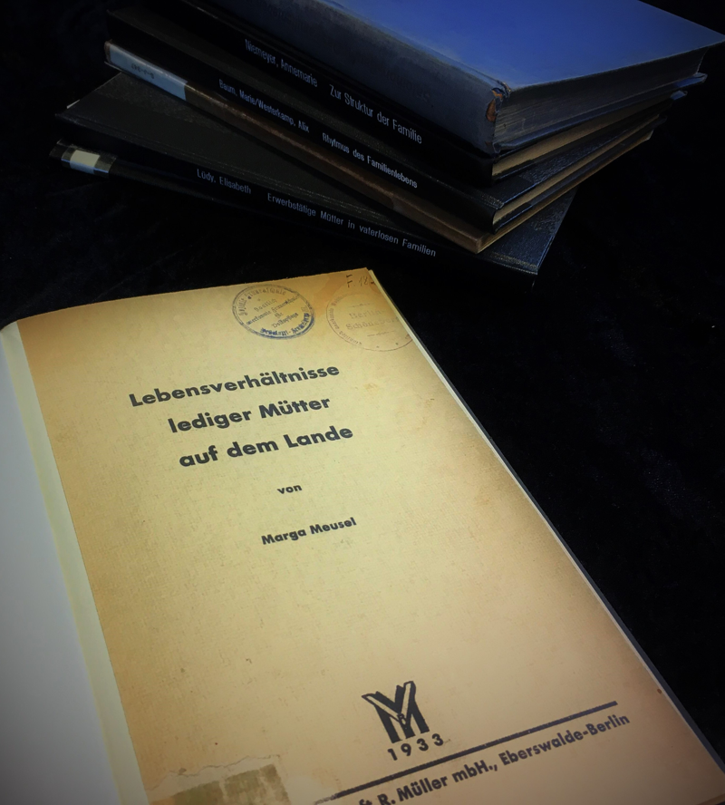 Lebensverhältnisse lediger Mütter auf dem Lande und weitere Veröffentlichungen der Frauenakademie