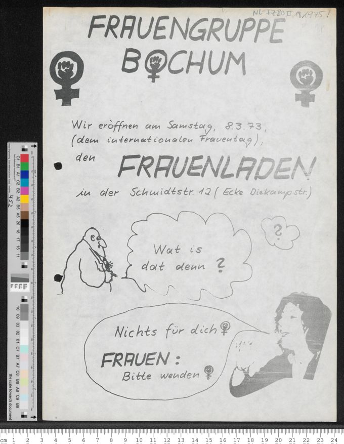 Eröffnung des Frauenladens der Frauengruppe Bochum / Seite 1