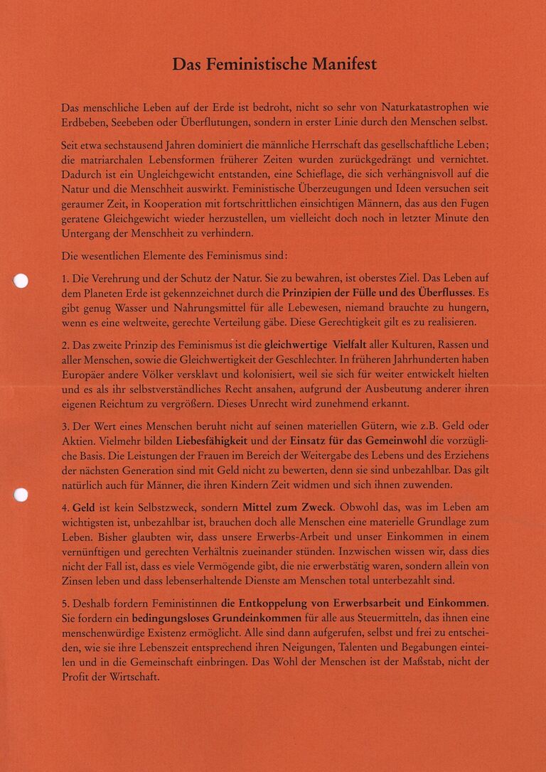 Das Feministische Manifest