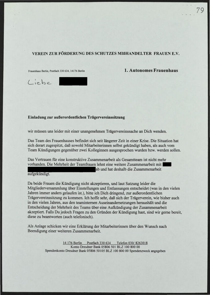 Vereinsangelegenheiten: I.3. Mitgliederversammlungen / Seite 1