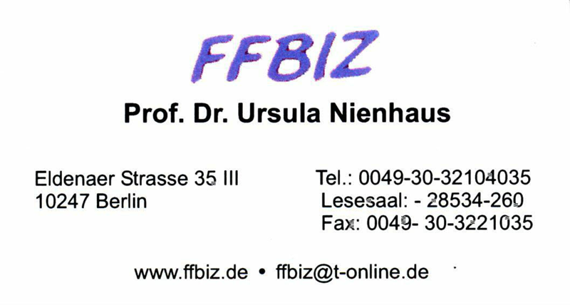 Visitenkarte FFBIZ