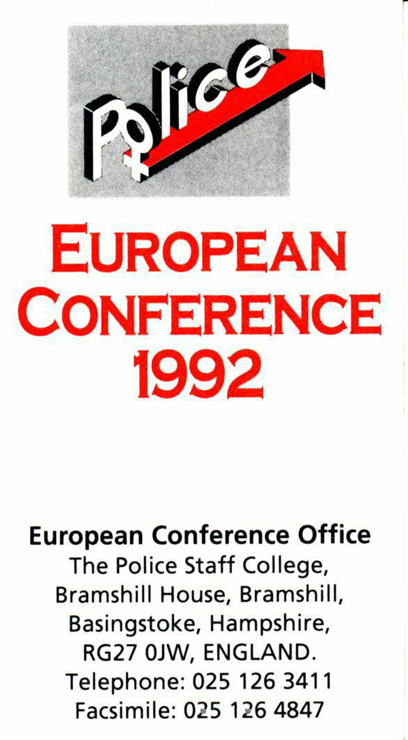 Europäische Konferenz in Bramshill, Basingstoke und Hamshire