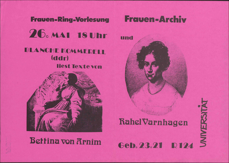 Bettina v. Arnim und Rahel Varnhagen