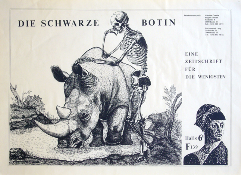 Die schwarze Botin : eine Zeitschrift für die Wenigsten