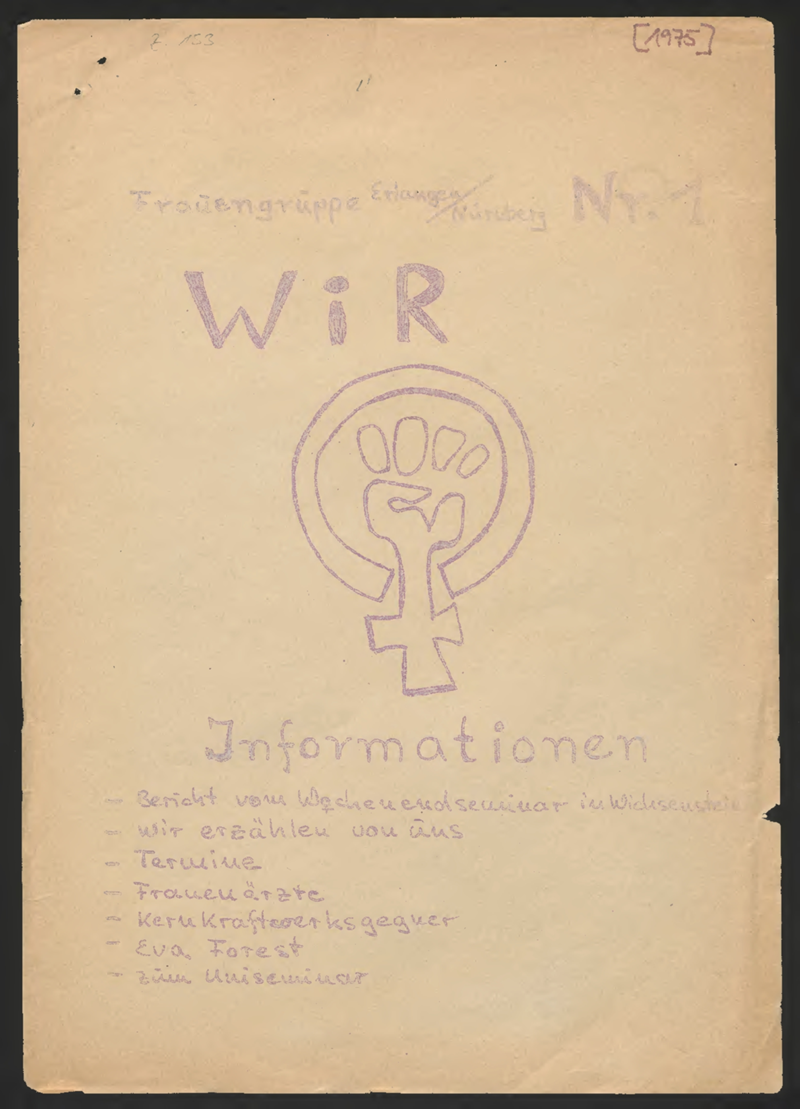 Wir / Frauengruppe Erlangen/Nürnberg
