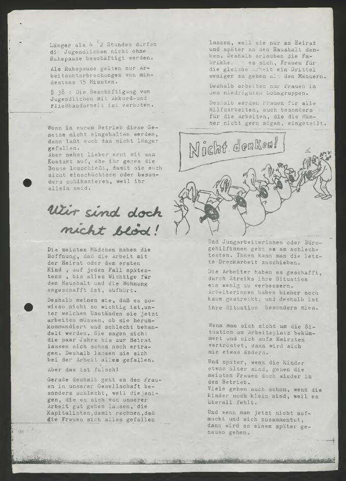 Hexenschuß : Berufsschulzeitung für Mädchen (1971)März / Seite 5