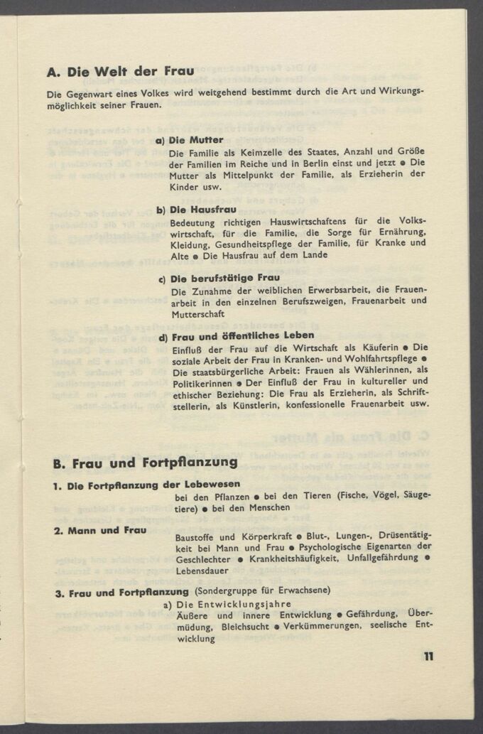 Anschreiben, Korrespondenzen, Zeitungsartikel, Kataloge und Programmhefte zur Ausstellung "Die Frau" in Berlin 1933 (Ausstellung für Frauenleben und -wirken in Familie, Haus und Beruf)  / Seite 42
