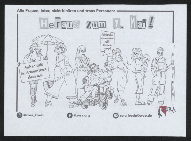 Alle Frauen, inter, nicht-binären und trans Personen: Heraus zum 1. Mai!