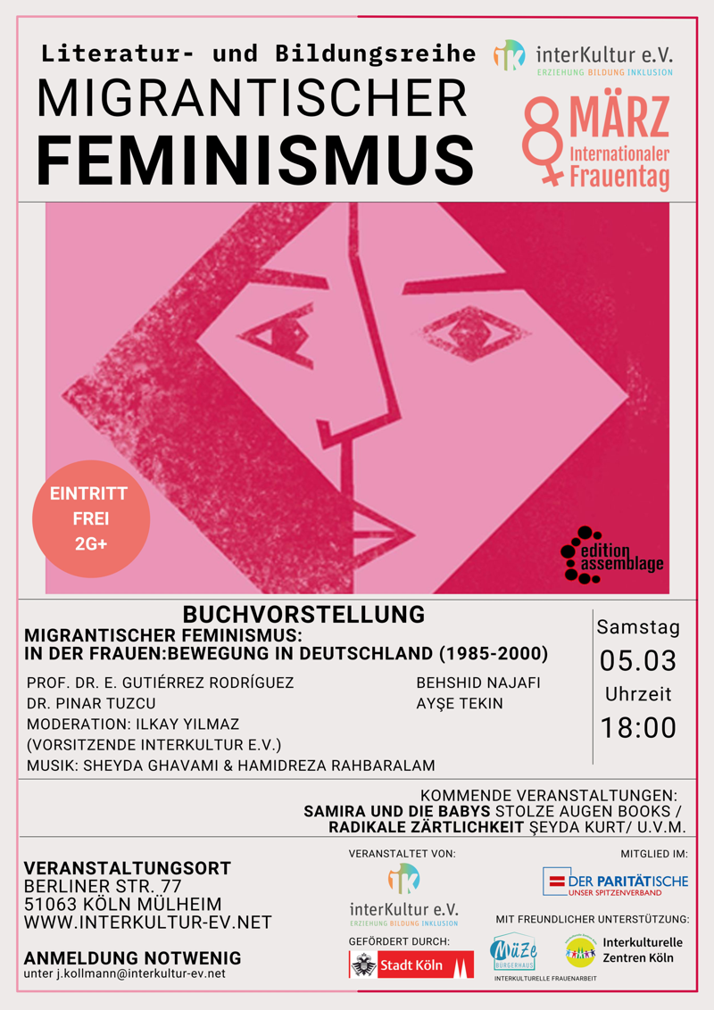 Literatur- und Bildungsreihe Migrantischer Feminismus: Buchvorstellung Migrantischer Feminismus in der Frauen:bewegung in Deutschland (1985-2000)