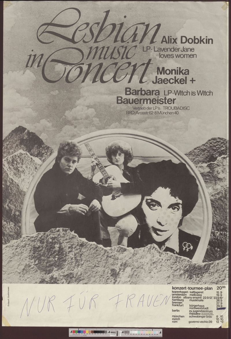 Lesbian music in Concert : Axil Dobkin, Monika Jaeckel, Barbara Bauermeister