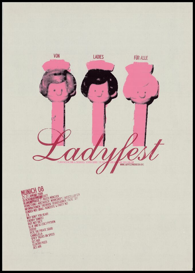 Ladyfest München 2008: Plakat / Seite 1