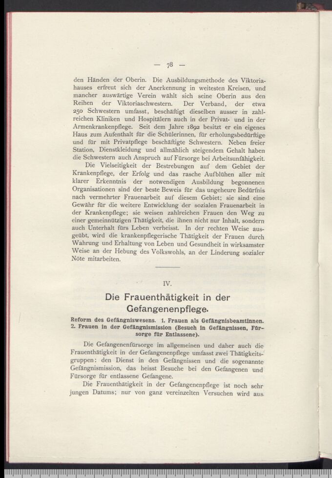 Handbuch der Frauenbewegung : Zweiter Teil : Frauenbewegung und soziale Frauentätigkeit in Deutschland nach Einzelgebieten / Seite 88