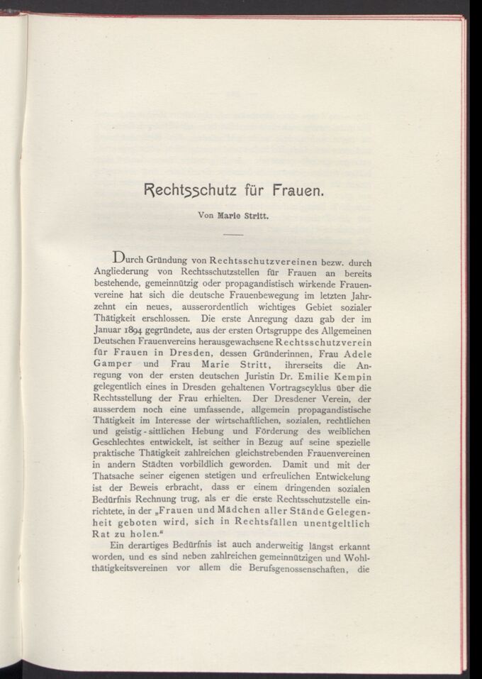Handbuch der Frauenbewegung : Zweiter Teil : Frauenbewegung und soziale Frauentätigkeit in Deutschland nach Einzelgebieten / Seite 133