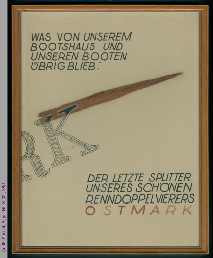 Splitter des Renndoppelvierers Ostmark / Seite 1