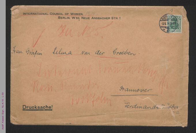 Sammlung: Internationale Frauen Kongresse / Seite 1