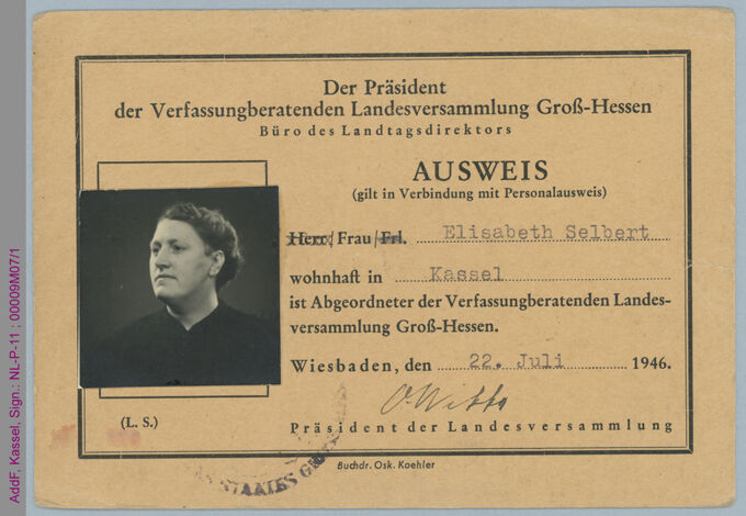 Ausweis / Seite 1
