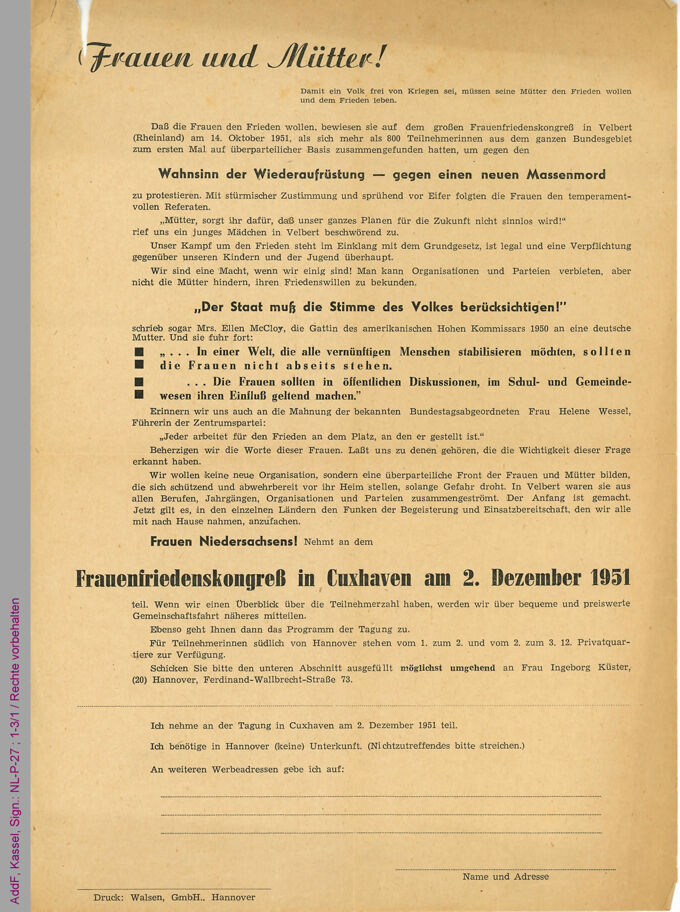 Flugblatt / Seite 1