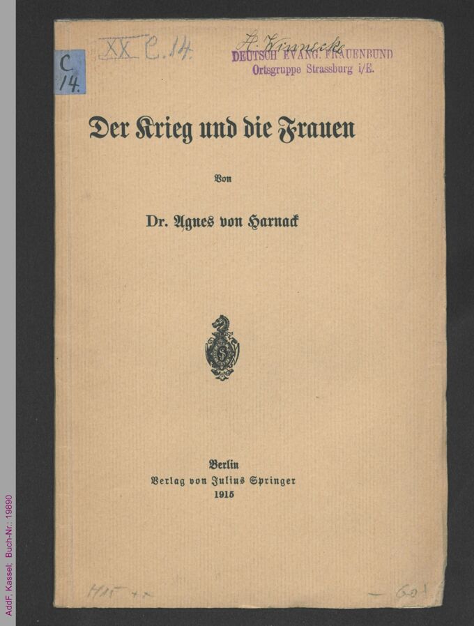 Der Krieg und die Frauen / Seite 1