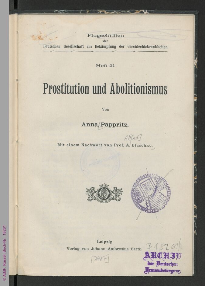Prostitution und Abolitionismus / Seite 5