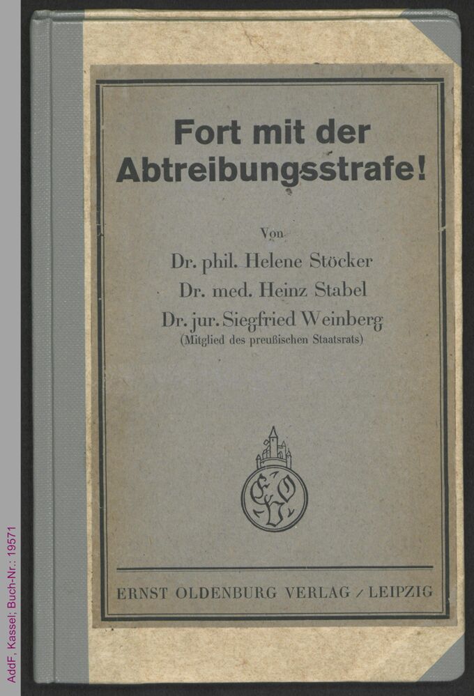 Fort mit der Abtreibungsstrafe! / Seite 1