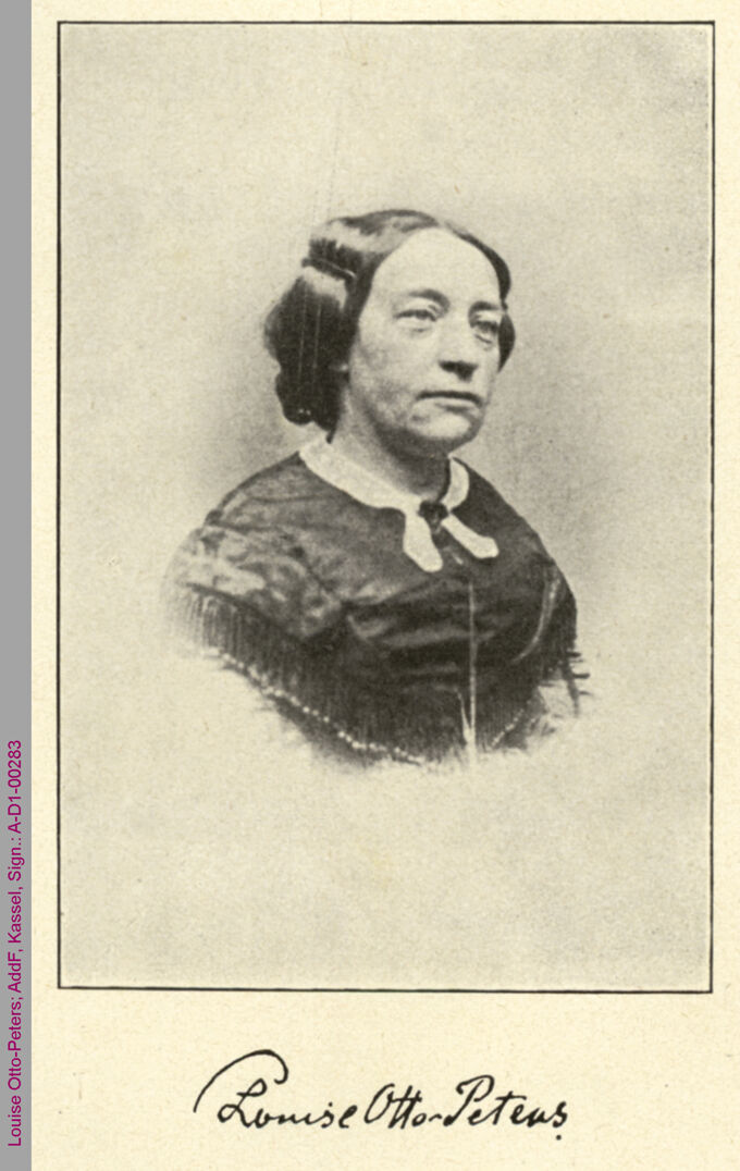 Porträt von Louise Otto-Peters / Seite 1
