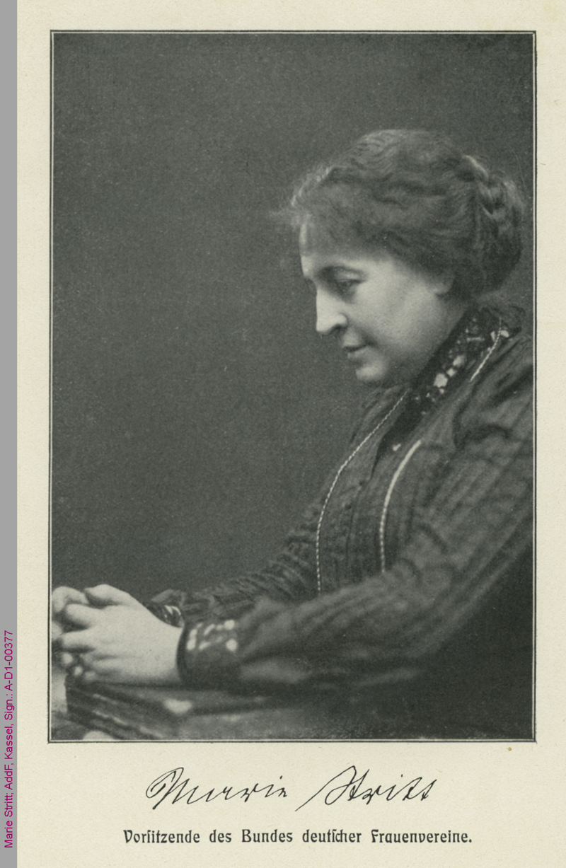 Porträt von Marie Stritt
