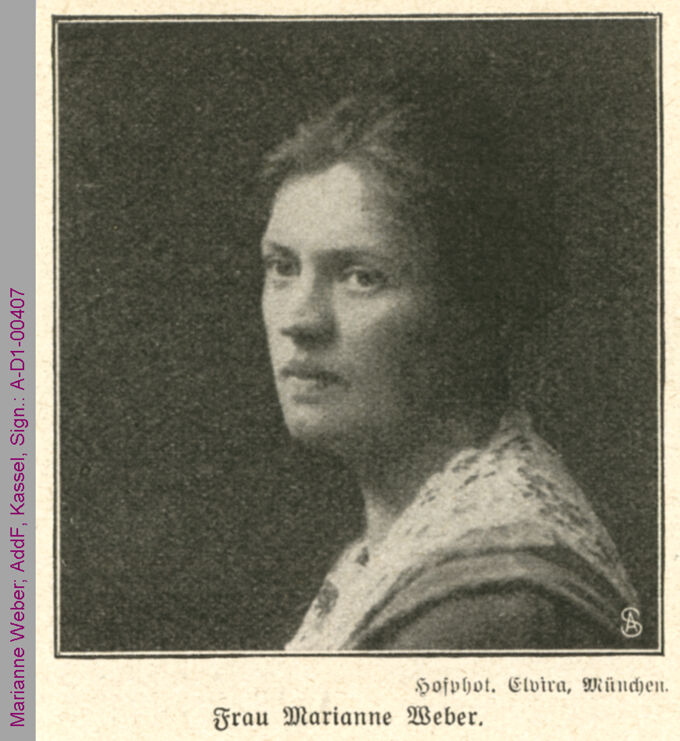 Porträt von Marianne Weber / Seite 1