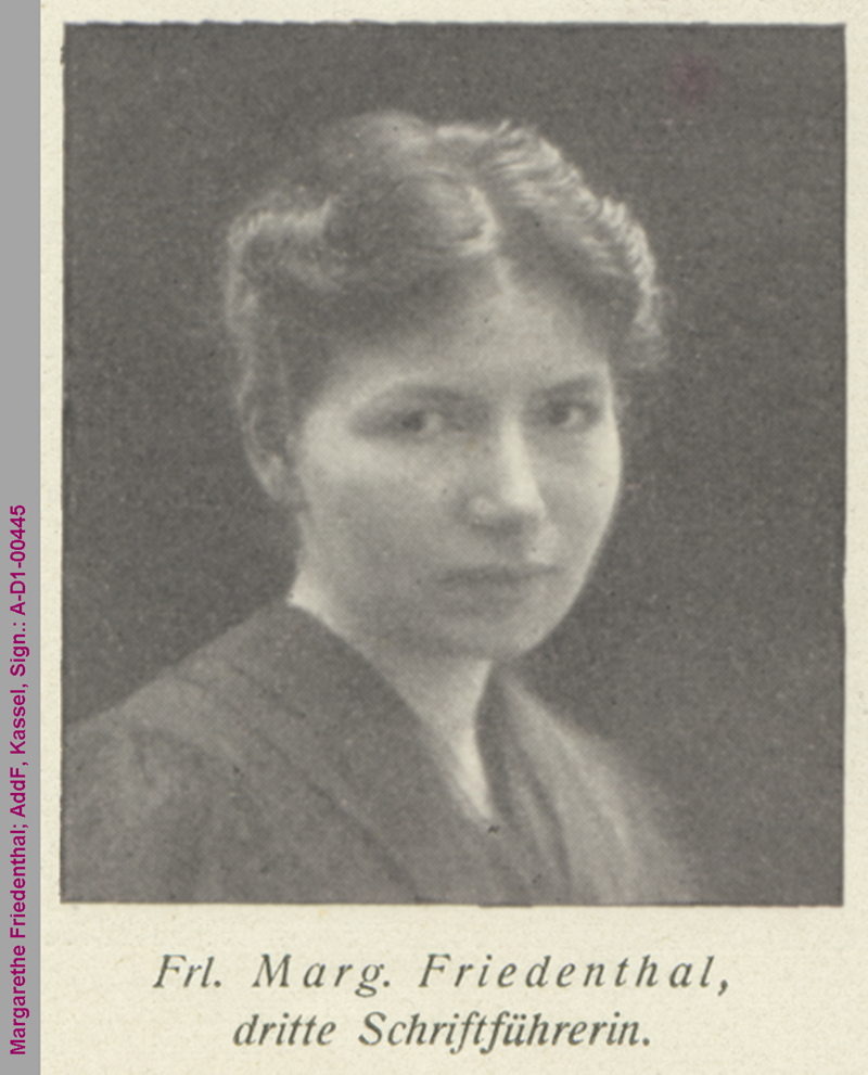 Porträt von Margarethe Friedenthal
