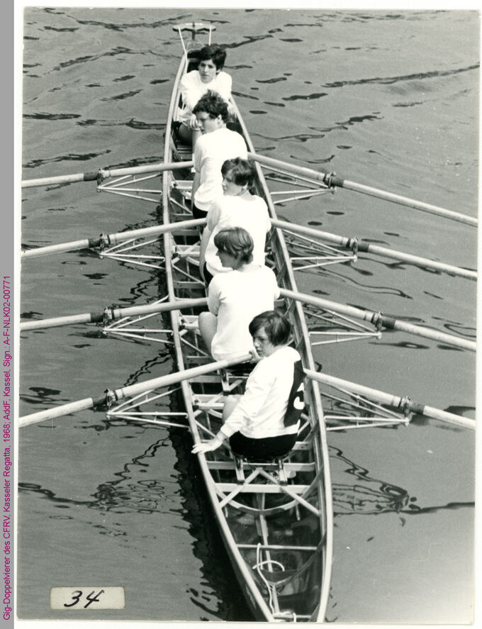 Gig-Doppelvierer des CFRV, Kasseler Regatta, 1968 / Seite 1