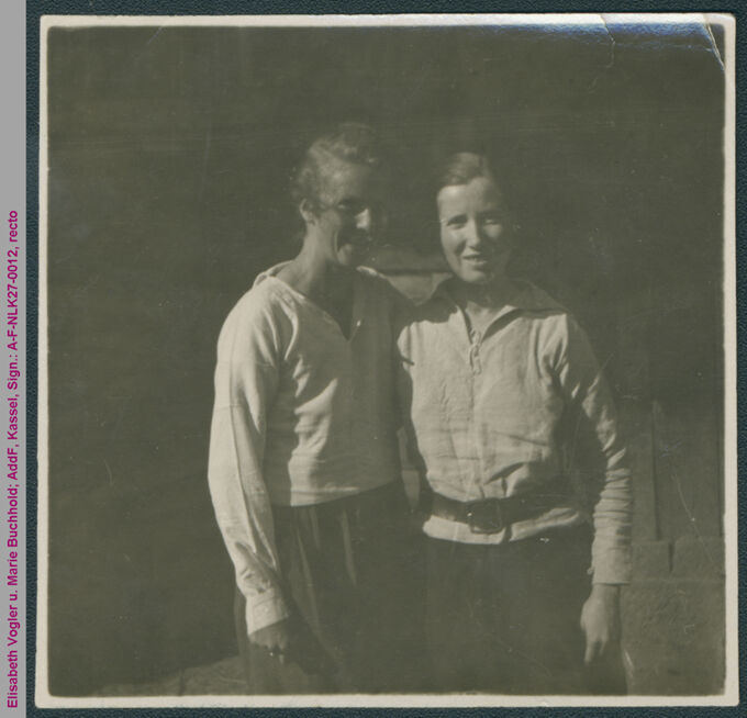 Elisabeth Vogler und Marie Buchhold / Seite 1