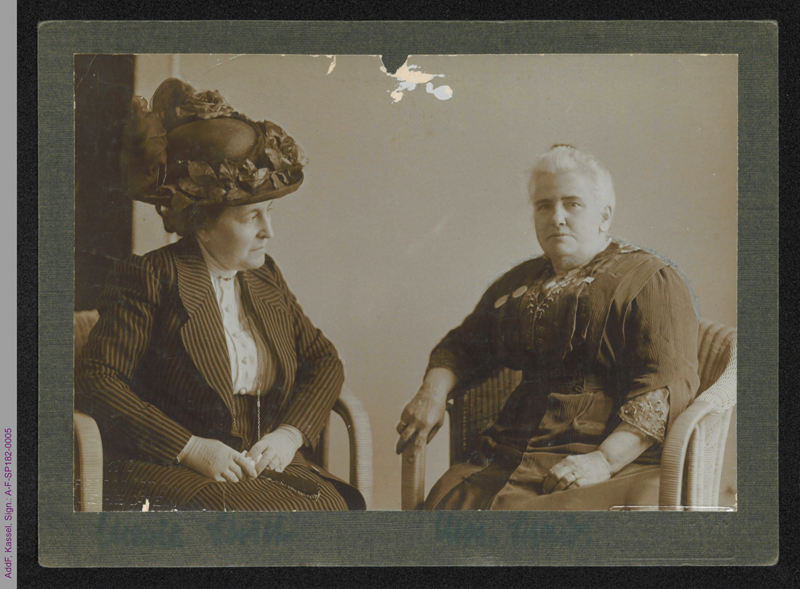 Marie Stritt und Anna Howard Shaw