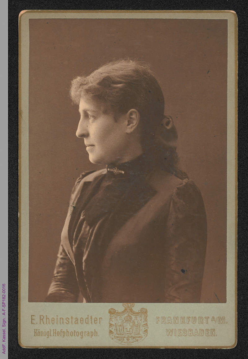 Porträt von Marie Stritt