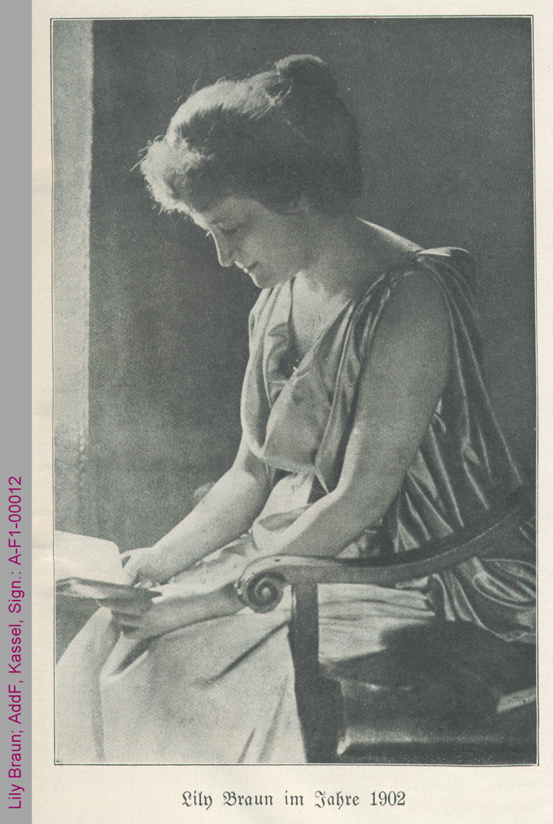 Porträt von Lily Braun