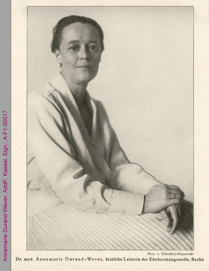 Porträt von Annemarie Durand-Wever / Seite 1