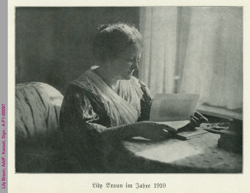 Porträt von Lily Braun