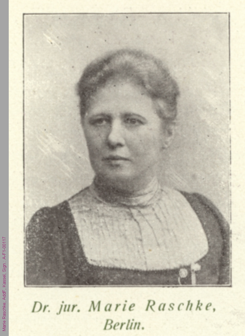 Porträt von Marie Raschke