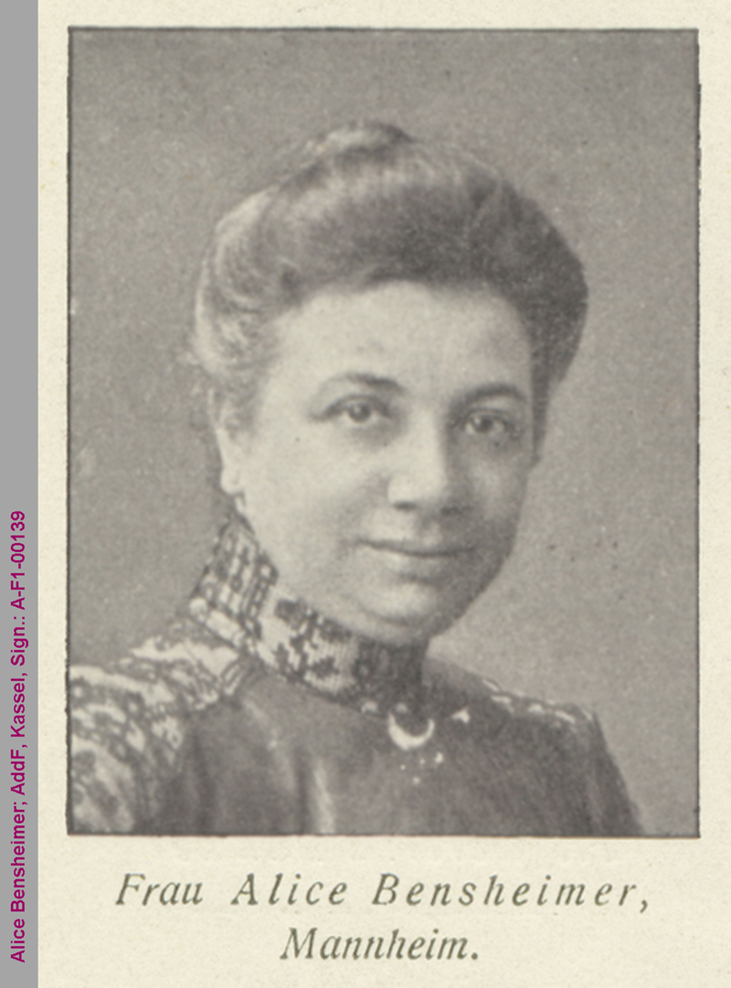 Porträt von Alice Bensheimer