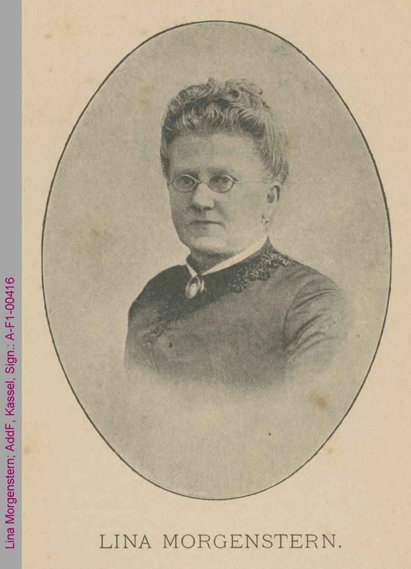 Porträt von Lina Morgenstern