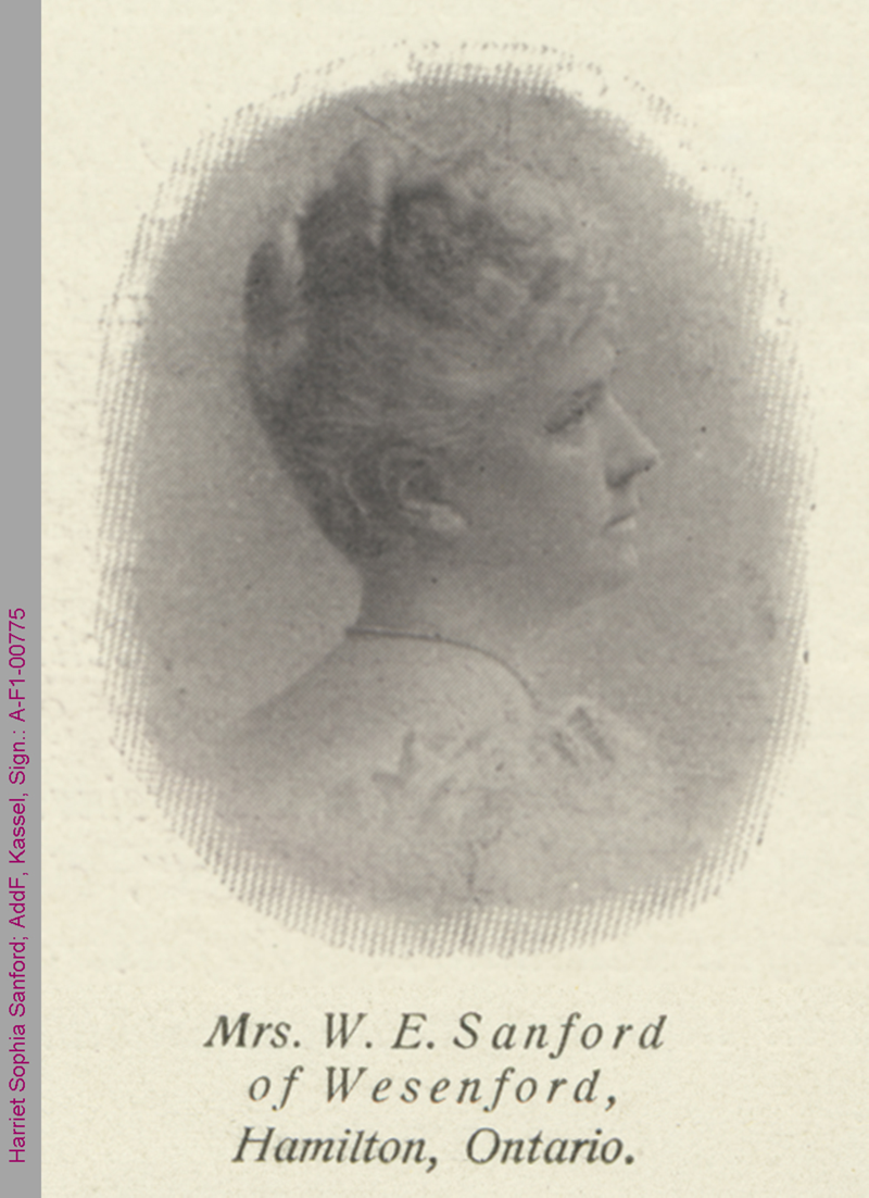 Porträt von Harriet Sophia Sanford