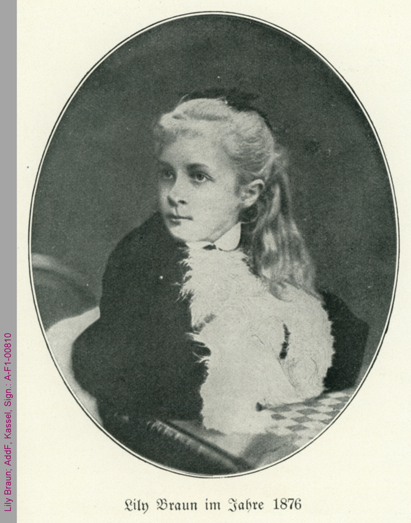 Porträt von Lily Braun