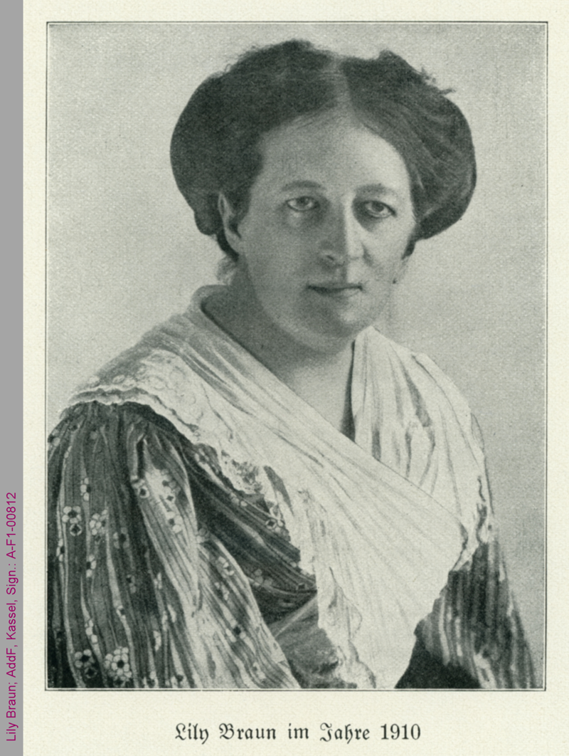 Porträt von Lily Braun