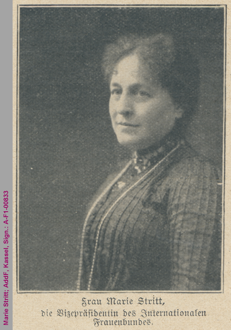 Porträt von Marie Stritt