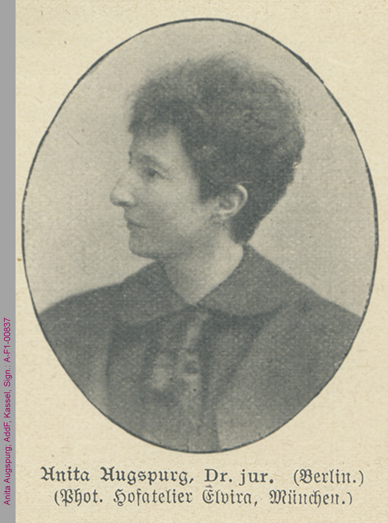 Porträt von Anita Augspurg