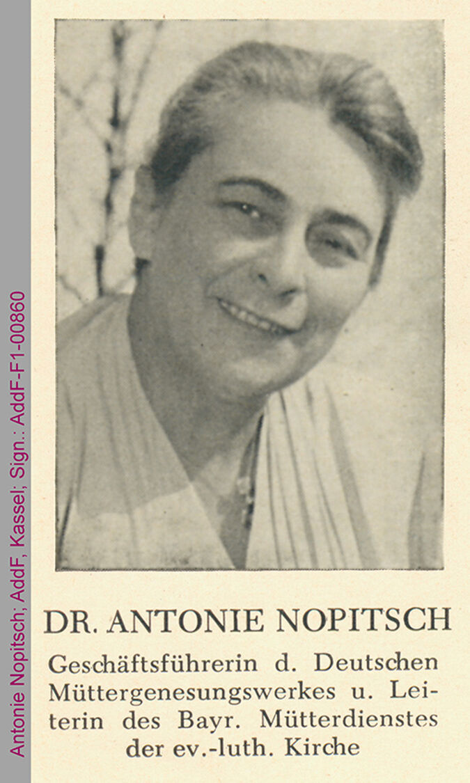Porträt von Antonie Nopitsch / Seite 1