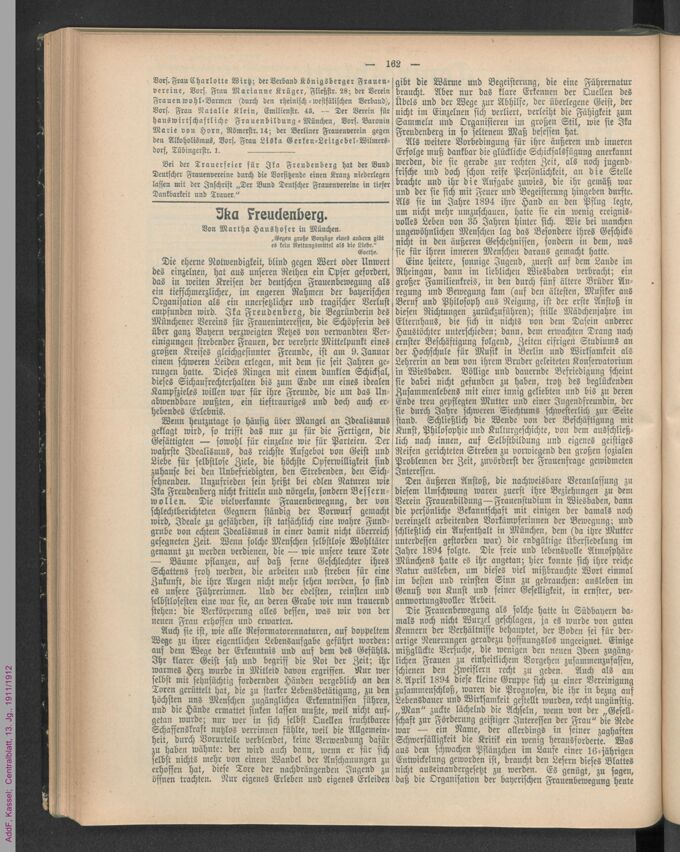 Centralblatt des Bundes deutscher Frauenvereine / Seite 210