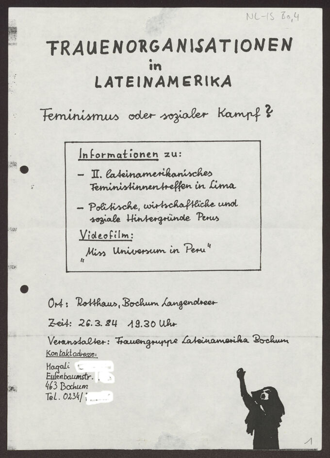 Frauenorganisationen in Lateinamerika - Feminismus oder sozialer Kampf